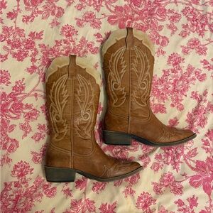 Brown Western Cowgirl Boots
